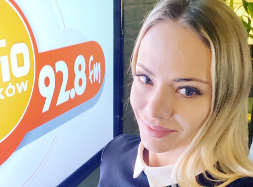 Katarzyna Stopińska in the Pop-radio